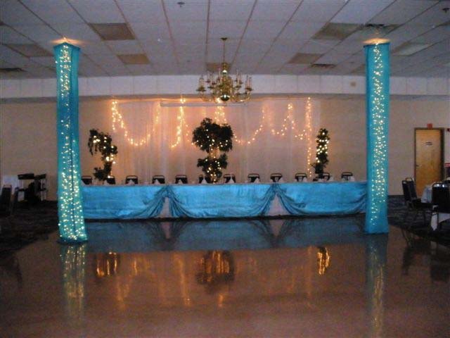 teal head table 2